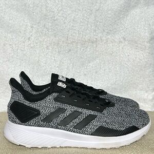 Adidas Mens Grey/Blk Duramo 9 Ortholite Running Athletic Sneakers Shoes SZ US 9